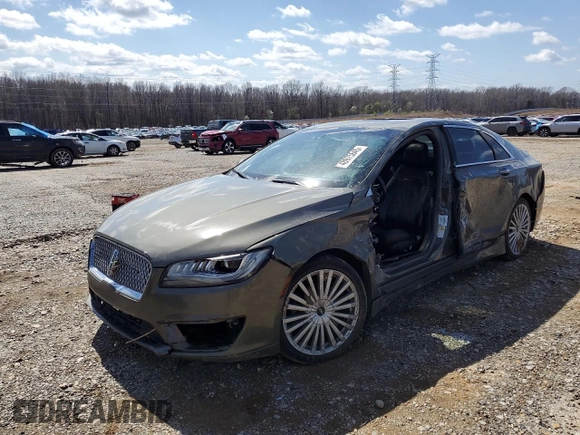 2017 Lincoln MKZ Reserve with VIN 3LN6L5F91HR639287, listed as a Copart auction lot 48975645 with Not provided miles and Salvage title. Bid and sale history available at DreamBid. Image 1.