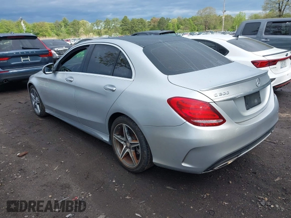 2016 Mercedes-Benz C 300 Luxury with VIN 55SWF4KB6GU171618, listed as a IAAI auction lot 42196768 with 107,093 mi miles and . Bid and sale history available at DreamBid. Image 3.