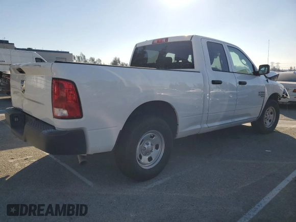 2023 Ram 1500 Tradesman z VIN 1C6RR6FG2PS534854, wystawiony jako Copart lot #41569875 z przebiegiem 6 049 mil mil oraz Szkoda całkowita • Salvage title. Historia ofert i sprzedaży dostępna na DreamBid. Obrazek 3.