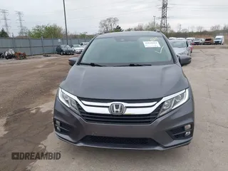 2018 Honda Odyssey EX-L with VIN 5FNRL6H72JB076597, listed as a IAAI auction lot 41838664 with 154,647 mi miles and . Bid and sale history available at DreamBid. Image 12.