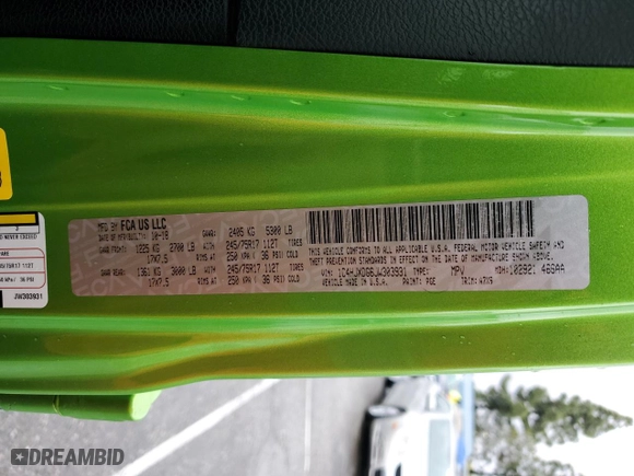 2018 Jeep Wrangler Unlimited Sport S with VIN 1C4HJXDG6JW303931, listed as a Copart auction lot 48944345 with 91,814 mi miles and Salvage Title. Bid and sale history available at carsss.com. Image 13.