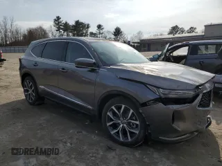 2023 Acura MDX w/Technology Package with VIN 5J8YD9H48PL000079, listed as a Copart auction lot 47848185 with 0 mi miles and Salvage Title. Bid and sale history available at carsss.com. Image 4.