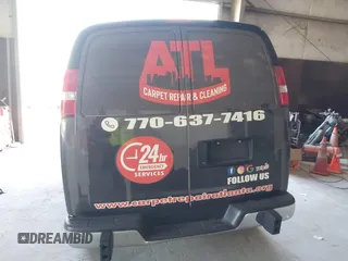 2017 GMC Savana Cargo Van with VIN 1GTW7AFF8H1907320, listed as a IAAI auction lot 40236798 with 88,600 mi miles. Bid and sale history available at carsss.com. Image 16.