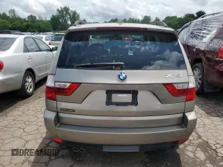 2008 BMW X3 3.0si with VIN WBXPC93498WJ21985, listed as a Copart auction lot 63773455 with 134,440 mi miles and Clean title. Bid and sale history available at DreamBid. Image 6.