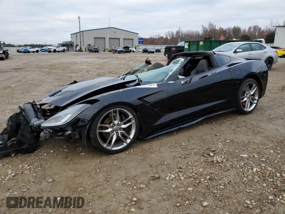 2014 Chevrolet Corvette Z51 3LT with VIN 1G1YM2D7XE5102192, listed as a Copart auction lot 84450934 with Not provided miles and Salvage title. Bid and sale history available at DreamBid. Image 1.