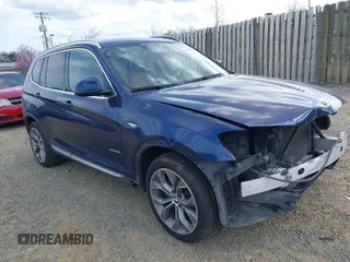 2017 BMW X3 xDrive35i with VIN 5UXWX7C57H0U40507, listed as a IAAI auction lot 41883501 with 72,738 mi miles and . Bid and sale history available at DreamBid. Image 1.