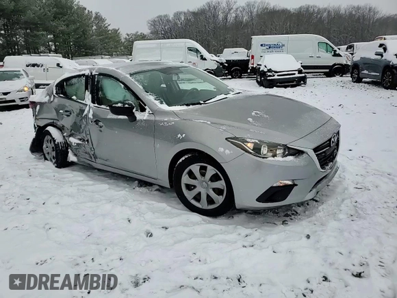 2015 Mazda 3 i SV with VIN JM1BM1T75F1247402, listed as a Copart auction lot 86841394 with 30,452 mi miles and Salvage Title. Bid and sale history available at DreamBid. Image 11.