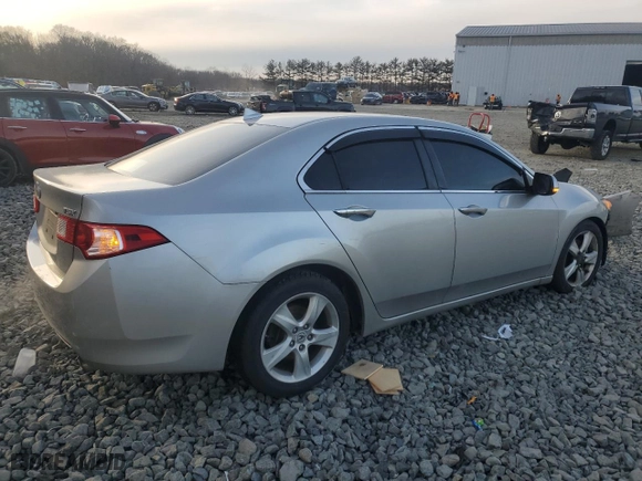 2009 Acura TSX with VIN JH4CU266X9C011994, listed as a Copart auction lot 46126925 with 129,504 mi miles and Salvage Title. Bid and sale history available at carsss.com. Image 3.