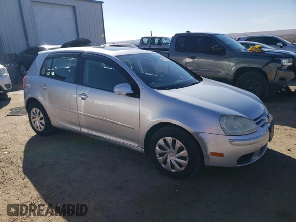 2007 Volkswagen Rabbit with VIN WVWDS71KX7W052439, listed as a Copart auction lot 42151354 with 95,865 mi miles and Salvage title. Bid and sale history available at DreamBid. Image 4.