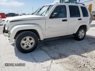 2004 Jeep Liberty Limited with VIN 1J4GK58K14W111603, listed as a Copart auction lot 53150665 with 167,242 mi miles and Salvage Title. Bid and sale history available at carsss.com. Image 1.