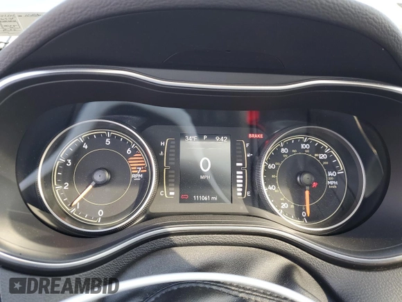 2020 Jeep Cherokee Latitude Plus with VIN 1C4PJMLB3LD551455, listed as a Copart auction lot 52232135 with 111,061 mi miles and Salvage Title. Bid and sale history available at carsss.com. Image 9.