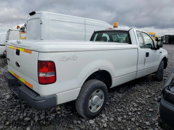 2008 Ford F-150 XL with VIN 1FTRF14W78KE32949, listed as a Copart auction lot 76073474 with 187,893 mi miles and Clean Title. Bid and sale history available at carsss.com. Image 3.