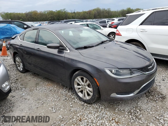 2016 Chrysler 200 Limited with VIN 1C3CCCAB2GN102021, listed as a Copart auction lot 51145555 with 185,654 mi miles and Salvage Title. Bid and sale history available at carsss.com. Image 4.