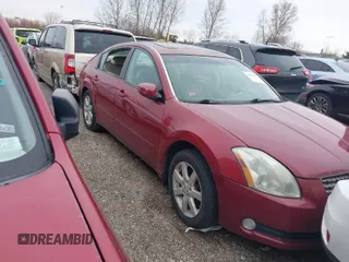 2004 Nissan Maxima SE with VIN 1N4BA41E74C902355, listed as a IAAI auction lot 41659074 with 1 mi miles. Bid and sale history available at carsss.com. Image 1.