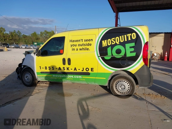 2018 Ram ProMaster City Cargo Van Tradesman with VIN ZFBERFAB4J6J43095, listed as a IAAI auction lot 41108774 with 82,354 mi miles. Bid and sale history available at carsss.com. Image 14.