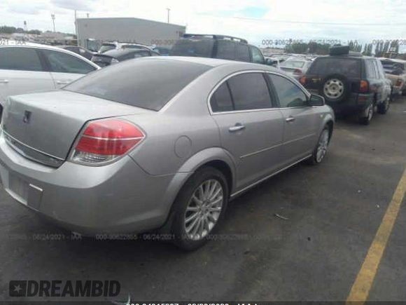 2008 Saturn Aura XR with VIN 1G8ZV577X8F189445, listed as a IAAI auction lot 34915237 with 156,405 mi miles. Bid and sale history available at carsss.com. Image 4.