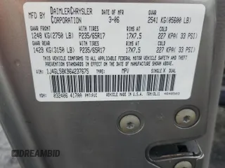 2006 Jeep Liberty Limited z VIN 1J4GL58K96W237675, wystawiony jako Copart lot #61155635 z przebiegiem 121 285 mil mil oraz Szkoda całkowita • Salvage title. Historia ofert i sprzedaży dostępna na DreamBid. Obrazek 13.