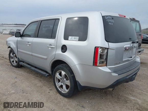 2012 Honda Pilot EX-L with VIN 5FNYF3H57CB037653, listed as a IAAI auction lot 41784018 with 1 mi miles. Bid and sale history available at carsss.com. Image 3.