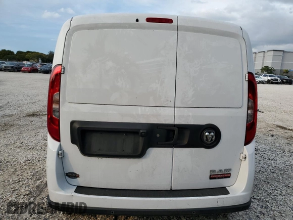2017 Ram ProMaster City Cargo Van Tradesman SLT with VIN ZFBERFBB2H6E55153, listed as a Copart auction lot 46472395 with 179,975 mi miles and Clean Title. Bid and sale history available at carsss.com. Image 6.