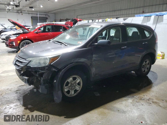 2014 Honda CR-V LX with VIN 2HKRM4H37EH688235, listed as a Copart auction lot 46818615 with 185,466 mi miles and Salvage Title. Bid and sale history available at DreamBid. Image 1.