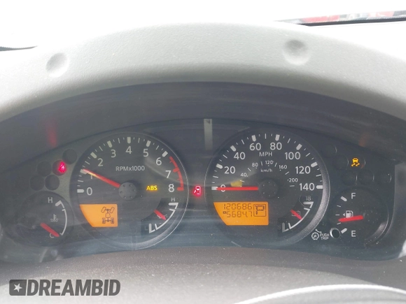 2012 Nissan Frontier SV with VIN 1N6AD0EVXCC431555, listed as a IAAI auction lot 40840024 with 120,686 mi miles and . Bid and sale history available at DreamBid. Image 7.