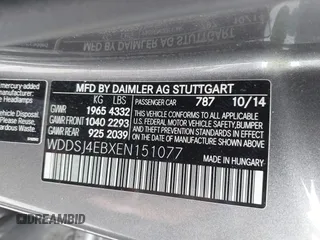 2014 Mercedes-Benz CLA 250 с VIN WDDSJ4EBXEN151077, выставлен на аукционе IAAI как лот 42475101 с пробегом 113 252 миль миль и . История ставок и продаж доступна на DreamBid. Изображение 9.