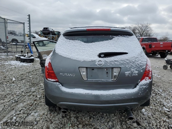 2005 Nissan Murano SL with VIN JN8AZ08WX5W444787, listed as a Copart auction lot 84451634 with 176,263 mi miles and Salvage Title. Bid and sale history available at carsss.com. Image 6.