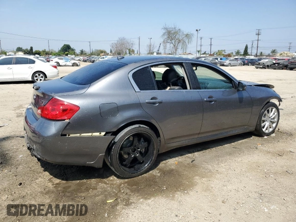 2011 Infiniti G37 Sedan Journey with VIN JN1CV6AP0BM507928, listed as a Copart auction lot 50800205 with Not Provided miles and Salvage Title. Bid and sale history available at carsss.com. Image 3.