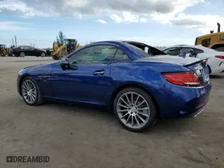 2017 Mercedes-Benz SLC with VIN WDDPK6GA3HF129391, listed as a Copart auction lot 42953505 with 41,151 mi miles and Salvage Title. Bid and sale history available at carsss.com. Image 2.