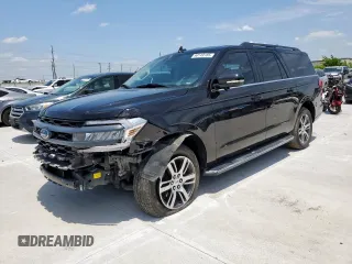 2022 Ford Expedition Max XLT z VIN 1FMJK1HT0NEA48784, wystawiony jako Copart lot #60149185 z przebiegiem 60 030 mil mil oraz Czysty tytuł • Clean title. Historia ofert i sprzedaży dostępna na DreamBid. Obrazek 1.