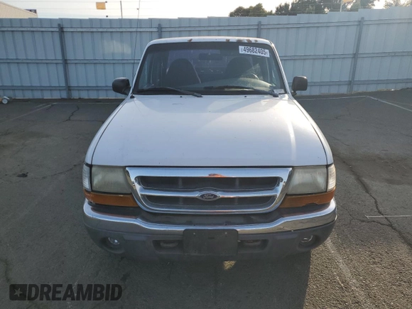 1999 Ford Ranger XL with VIN 1FTZR15V3XPA33938, listed as a Copart auction lot 49682405 with 230,399 mi miles and Salvage Title. Bid and sale history available at carsss.com. Image 5.
