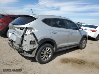 2017 Hyundai Tucson SE Plus with VIN KM8J33A41HU297617, listed as a Copart auction lot 46241055 with 107,027 mi miles and Salvage Title. Bid and sale history available at carsss.com. Image 3.