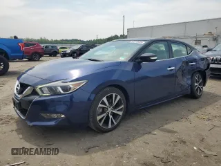 2016 Nissan Maxima SL with VIN 1N4AA6AP2GC392414, listed as a Copart auction lot 60598635 with 105,151 mi miles and Salvage title. Bid and sale history available at DreamBid. Image 1.