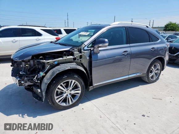 2015 Lexus RX 450h with VIN 2T2BC1BA2FC003200, listed as a Copart auction lot 61076795 with 63,316 mi miles and Salvage title. Bid and sale history available at DreamBid. Image 1.