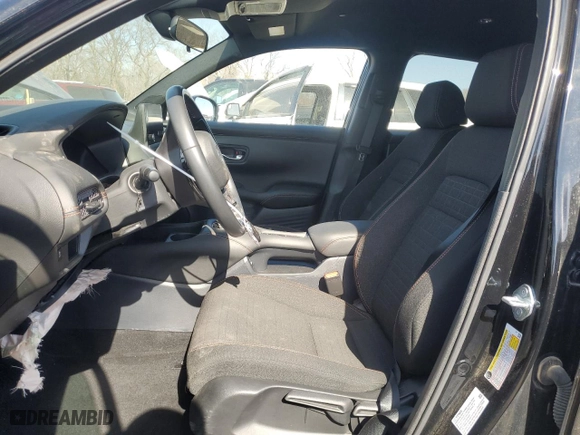 2023 Honda HR-V Sport with VIN 3CZRZ2H53PM729412, listed as a Copart auction lot 48209205 with 25,765 mi miles and Salvage Title. Bid and sale history available at carsss.com. Image 7.