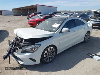 2018 Mercedes-Benz CLA with VIN WDDSJ4EB6JN546206, listed as a IAAI auction lot 41867405 with 161,389 mi miles. Bid and sale history available at carsss.com. Image 16.