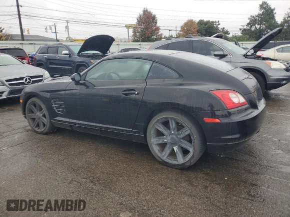 2005 Chrysler Crossfire z VIN 1C3AN59L35X030211, wystawiony jako Copart lot #77364144 z przebiegiem 91 198 mil mil oraz Czysty tytuł • Clean title. Historia ofert i sprzedaży dostępna na DreamBid. Obrazek 2.