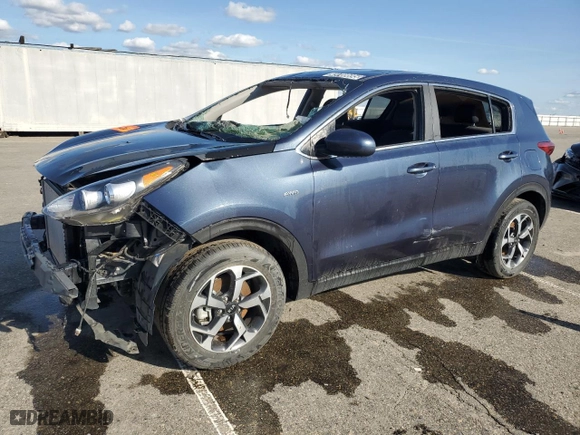 2022 Kia Sportage LX with VIN KNDPMCAC3N7994767, listed as a Copart auction lot 49708695 with 48,942 mi miles and Clean Title. Bid and sale history available at carsss.com. Image 1.