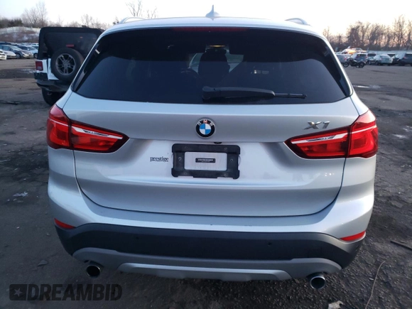 2017 BMW X1 xDrive28i with VIN WBXHT3C37H5F79624, listed as a Copart auction lot 71048542 with 48,425 mi miles. Bid and sale history available at carsss.com. Image 6.