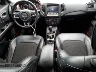 2021 Jeep Compass Trailhawk with VIN 3C4NJDDB9MT594344, listed as a Copart auction lot 58821455 with 80,039 mi miles and Salvage title. Bid and sale history available at DreamBid. Image 8.