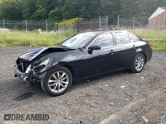 2008 Infiniti G35 with VIN JNKBV61E18M218314, listed as a Copart auction lot 67214644 with 158,144 mi miles and Salvage Title. Bid and sale history available at DreamBid. Image 1.