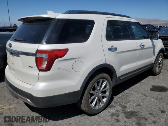 2016 Ford Explorer Limited with VIN 1FM5K8F81GGA20122, listed as a Copart auction lot 53105625 with 151,831 mi miles and Salvage Title. Bid and sale history available at carsss.com. Image 3.