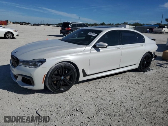 2019 BMW 7 Series 750i с VIN WBA7F0C51KGM24718, выставлен на аукционе Copart как лот 86527984 с пробегом 2 900 миль миль и Списание • Salvage title. История ставок и продаж доступна на DreamBid. Изображение 1.