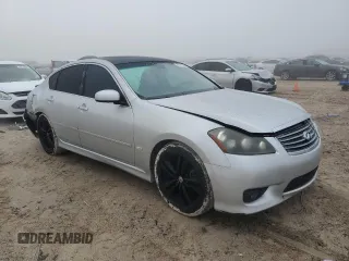 2008 Infiniti M45 with VIN JNKBY01E28M500031, listed as a Copart auction lot 86181694 with 262,519 mi miles and Salvage Title. Bid and sale history available at carsss.com. Image 4.
