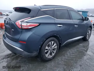 2015 Nissan Murano SV with VIN 5N1AZ2MG5FN222800, listed as a Copart auction lot 84348494 with 188,256 mi miles and Clean Title. Bid and sale history available at carsss.com. Image 3.
