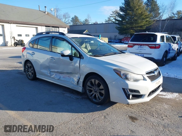 2016 Subaru Impreza Special Sports Premium with VIN JF1GPAP68G9281633, listed as a IAAI auction lot 41315086 with 100,616 mi miles and . Bid and sale history available at DreamBid. Image 1.