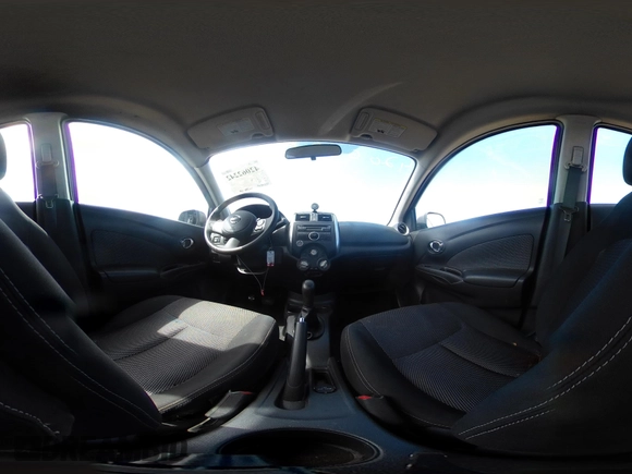 2014 Nissan Versa SV with VIN 3N1CN7AP6EL837545, listed as a IAAI auction lot 42062242 with 132,535 mi miles. Bid and sale history available at carsss.com. Image 19.