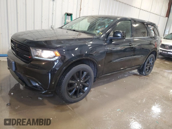 2018 Dodge Durango SXT z VIN 1C4RDJAG2JC497498, wystawiony jako Copart lot #55268715 z przebiegiem 111 743 mil mil oraz Czysty tytuł • Clean title. Historia ofert i sprzedaży dostępna na DreamBid. Obrazek 1.
