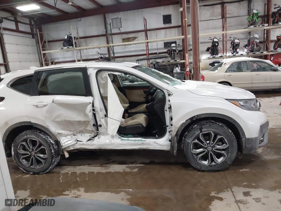 2022 Honda CR-V EX with VIN 5J6RW2H50NL003773, listed as a IAAI auction lot 41615243 with 43,818 mi miles. Bid and sale history available at carsss.com. Image 14.