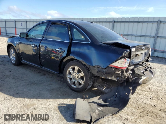 2008 Ford Taurus Limited with VIN 1FAHP25W68G183341, listed as a Copart auction lot 85331884 with 143,424 mi miles and Salvage Title. Bid and sale history available at carsss.com. Image 2.